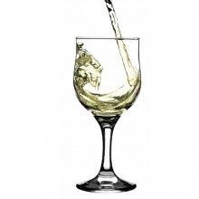 Set 6 calici in vetro trasparente da 24 cl Bevande Acqua vino rosso bicchieri