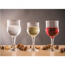 Set 6 calici in vetro trasparente da 24 cl Bevande Acqua vino rosso bicchieri