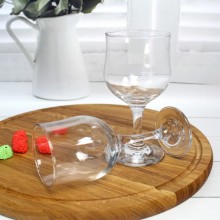 Set 6 calici in vetro trasparente da 24 cl Bevande Acqua vino rosso bicchieri