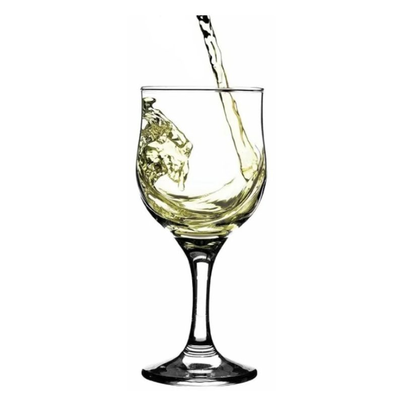 Uniglass Set 6 calici in vetro trasparente da 28 cl Bevande Acqua v...