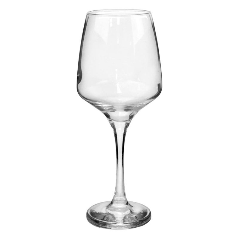 Gicos 6 bicchieri calici in vetro trasparente da 330 ml Bevande Acq...