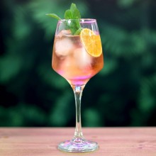 6 bicchieri calici in vetro trasparente da 330 ml Bevande Acqua vino rosso