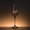 Gicos Set di 6 bicchieri flute calici in vetro trasparente da 23 cl...