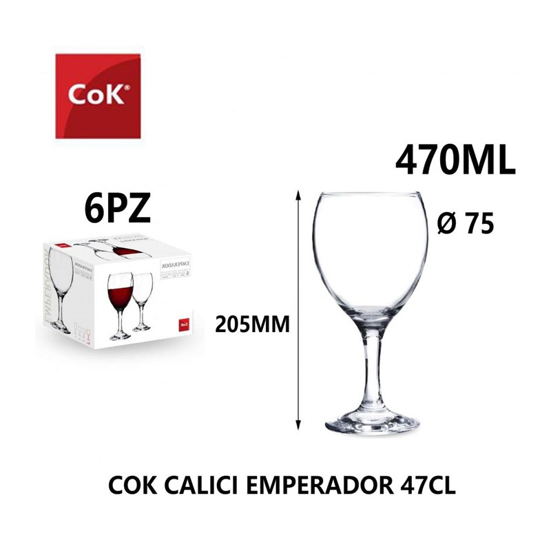 Sendez Set 6 Bicchieri Da Cocktail In Vetro Con Bordo Bianco – 550 Ml, Altezza 15,5 Cm - 2