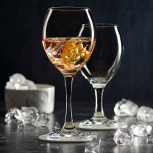 Bicchieri Calice Vino Rosso Bianco Set da 6, 350 ml degustazione Lavastoviglie