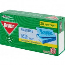 360 Piastrine Baygon Antizanzare Comuni Tigri Ricarica ricambio insetticida