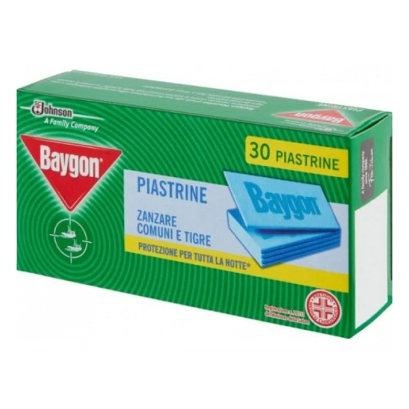 Baygon 360 Piastrine Baygon Antizanzare Comuni Tigri Ricarica ricam...