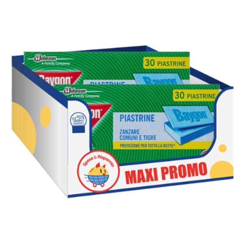 Baygon 360 Piastrine Baygon Antizanzare Comuni Tigri Ricarica ricam...