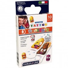 60 Cerotti medi per bambini con emoticon stampati 6 confezioni da 10pz Italia
