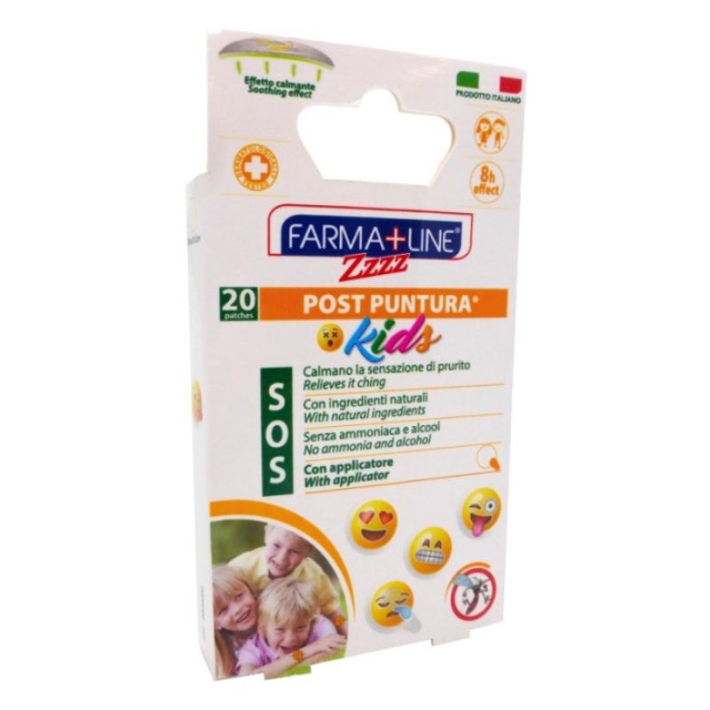 Farma+Line 240 Cerotti post puntura Patch sollievo dal prurito leni...