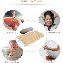 24pz Coni per l'igiene efficace e sicura dell'orecchio pulizia cerume cera d'api