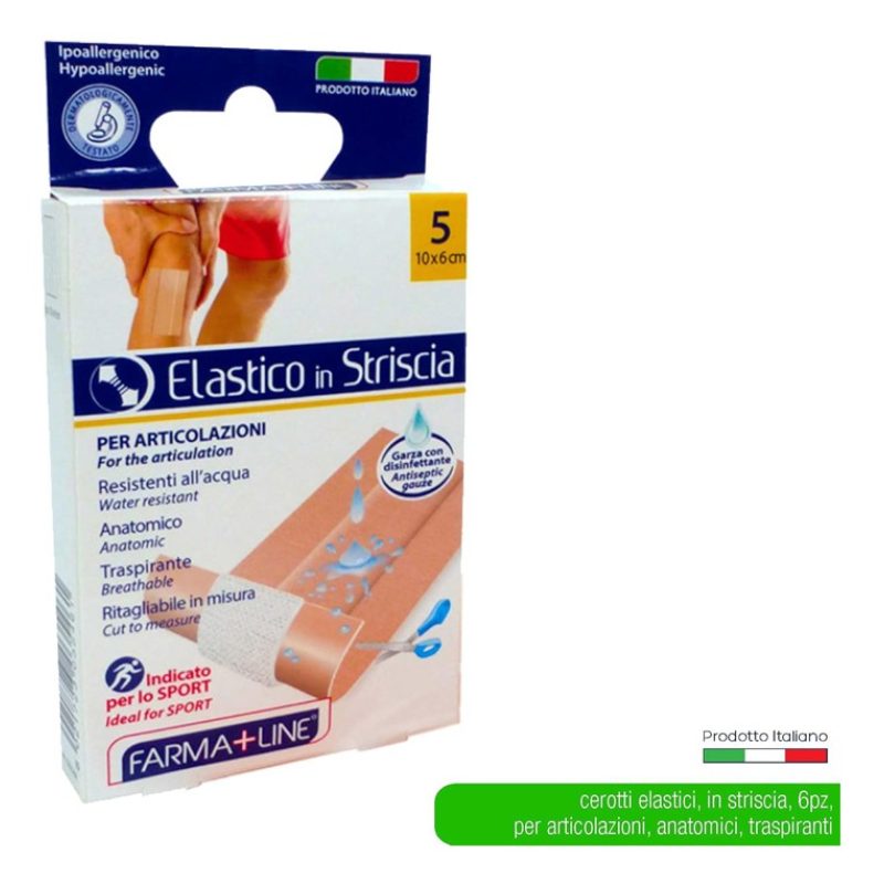 Farma+Line 20 cerotto elastico in striscia per articolazioni elasti...
