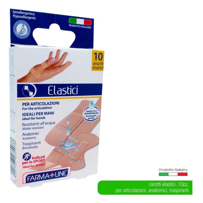 Farma+Line 50 Cerotti assortiti per mani e dita elastici traspirant...