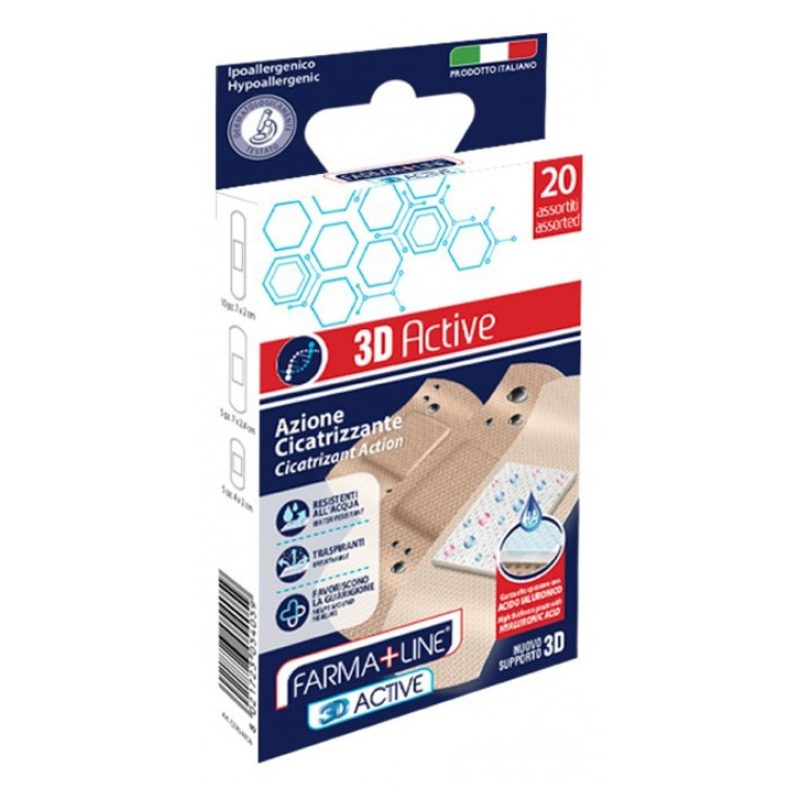 Farma+Line Cerotto Cicatrizzante set da 100 pezzi assortiti acido i...