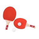 Set Ping pong tennis da tavolo con racchette + 2 palline gioco portatile borsa