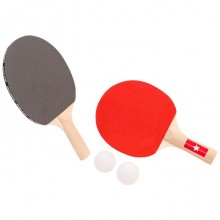 Set Ping pong tennis da tavolo con racchette + 2 palline gioco portatile borsa