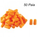 50 Paia di Tappi per orecchie in PU Anti rumore lavoro studio 38 dB Dormire