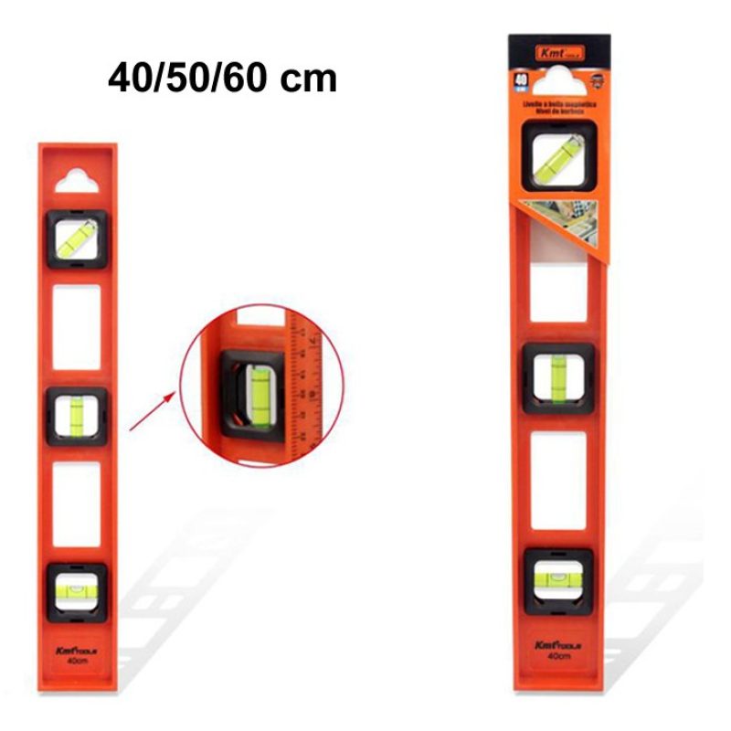 Kmt Style Livella a bolla magnetica con 3 bolle in PP calamitata lu...