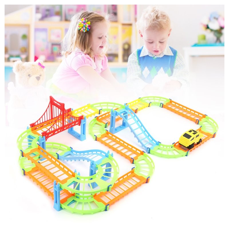 Giaquinto Pista ferrovia con macchinina per bambini giocattolo gioc...