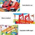 Pista ferrovia con macchinina per bambini giocattolo gioco regalo montabile 3+