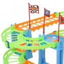 Pista ferrovia con macchinina per bambini giocattolo gioco regalo montabile 3+