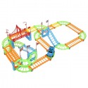 Pista ferrovia con macchinina per bambini giocattolo gioco regalo montabile 3+
