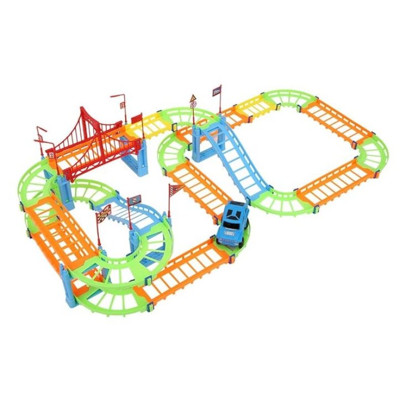Giaquinto Pista ferrovia con macchinina per bambini giocattolo gioc...