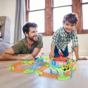 Pista ferrovia con macchinina per bambini giocattolo gioco regalo montabile 3+