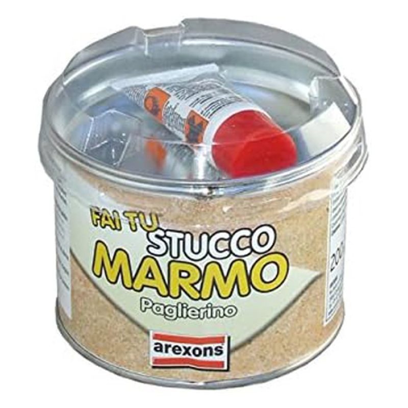 Stucco mastice per marmo paglierino verticale riparazione pietra Ar...
