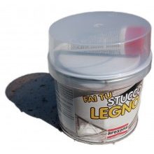Arexons Stucco per legno colore bianco in pasta 200 gr carteggiabil...