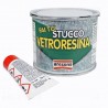 Stucco per vetroresina pasta Carrozzeria Auto Nautica 200g catalizz...