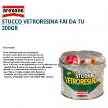 Stucco per vetroresina pasta Carrozzeria Auto Nautica 200g catalizz...