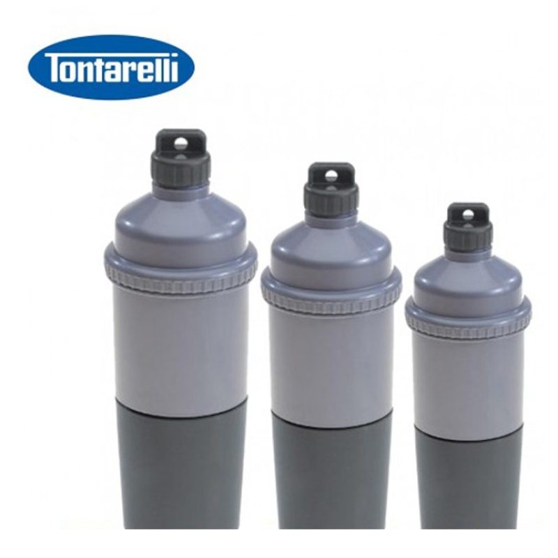 Tontarelli Bottiglia Borraccia in plastica 750ml con bicchiere senz...