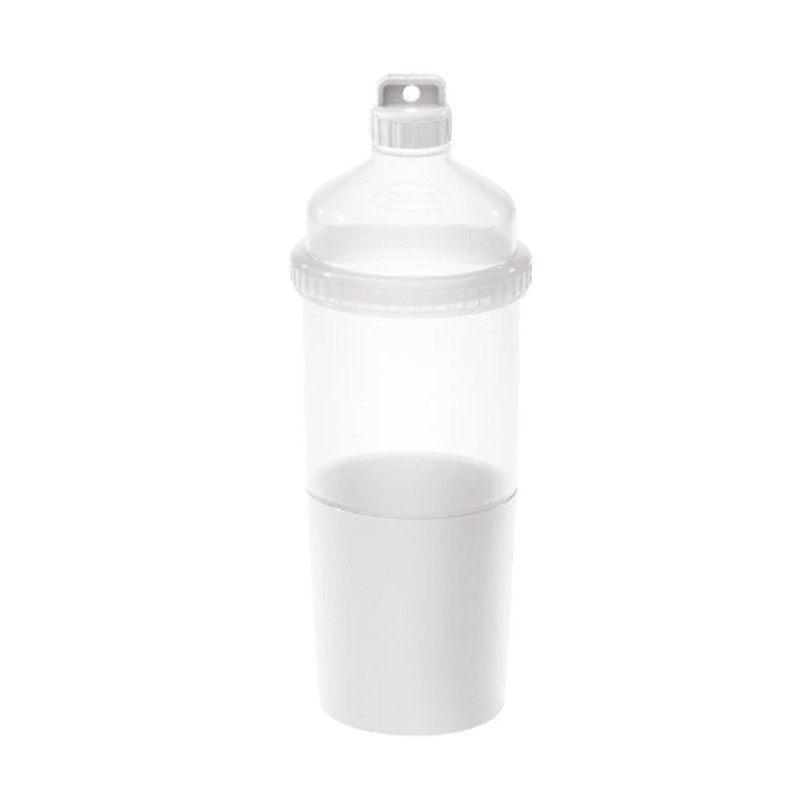 Bottiglia Borraccia in plastica 750ml con bicchiere senza BPA  palestra sport