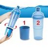 Tontarelli Bottiglia Borraccia in plastica 750ml con bicchiere senz...