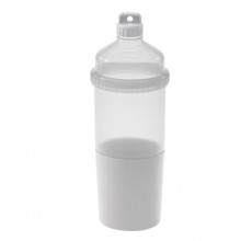 Bottiglia Borraccia in plastica 750ml con bicchiere senza BPA  palestra sport