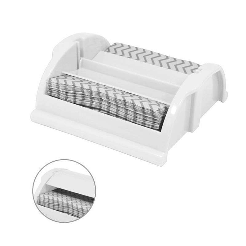 Portatovaglioli da Tavola in plastica bianca ferma porta tovaglioli da cucina