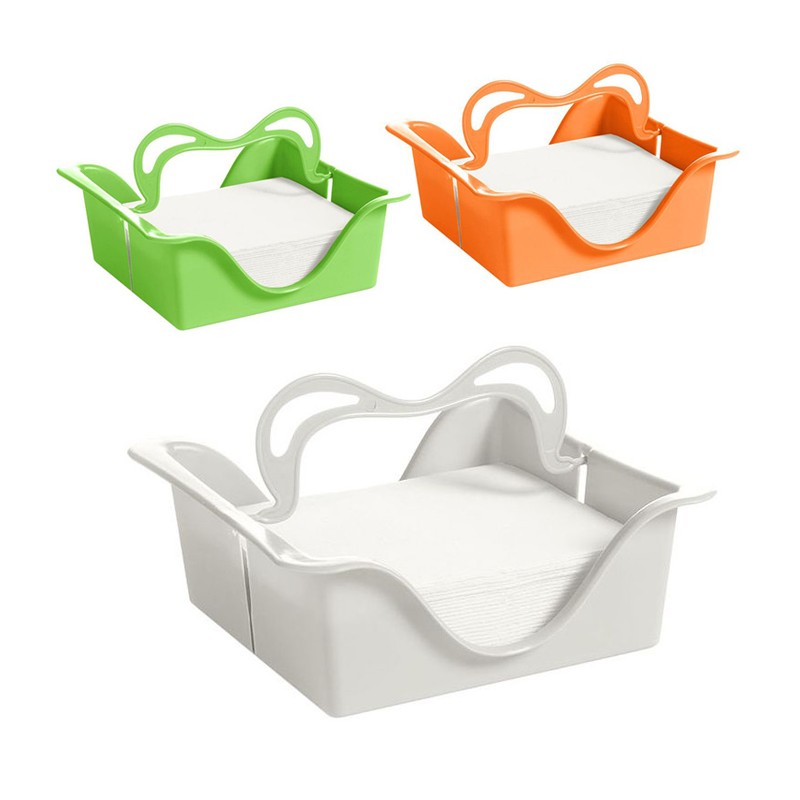 Portatovaglioli tovaglioli da tavolo cucina in PP con maniglia colori assortiti