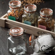 24 Barattoli in vetro per conserve vasetti 90ml con chiusura ermetica marmellata