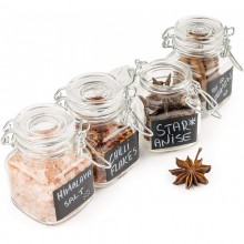 24 Barattoli in vetro per conserve vasetti 90ml con chiusura ermetica marmellata