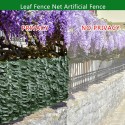 Siepe sintetica 1X3 MT artificiale foglie fogliame edera supporto recinzione