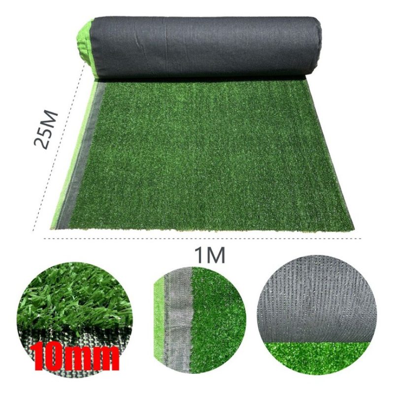 Hongu Prato sintetico 10mm Finta erba sintetica esterno giardino ta...