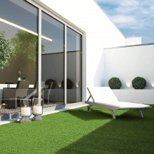 Prato sintetico 10mm Finta erba sintetica esterno giardino tappeto rotolo 1x25m