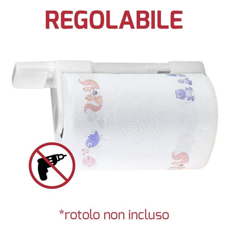 In cucina Portarotolo da parete Porta Rotolo Carta Da Cucina In pla...