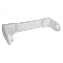 Portarotolo da parete Porta Rotolo Carta Da Cucina In plastica bianca regolabile