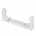 Portarotolo da parete Porta Rotolo Carta Da Cucina In plastica bianca regolabile