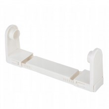 Portarotolo da parete Porta Rotolo Carta Da Cucina In plastica bianca regolabile