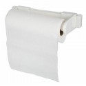 Portarotolo da parete Porta Rotolo Carta Da Cucina In plastica bianca regolabile