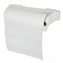 Portarotolo da parete Porta Rotolo Carta Da Cucina In plastica bianca regolabile