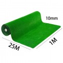 Prato sintetico 10 mm manto erboso erba finta giardino tappeto esterno 1x25m